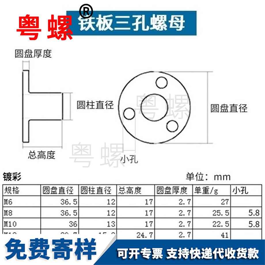 加工铁板螺母