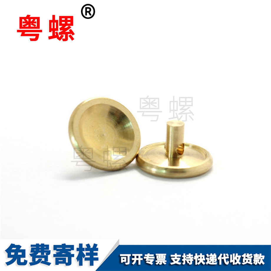 燃气热水器非标台阶铜钉